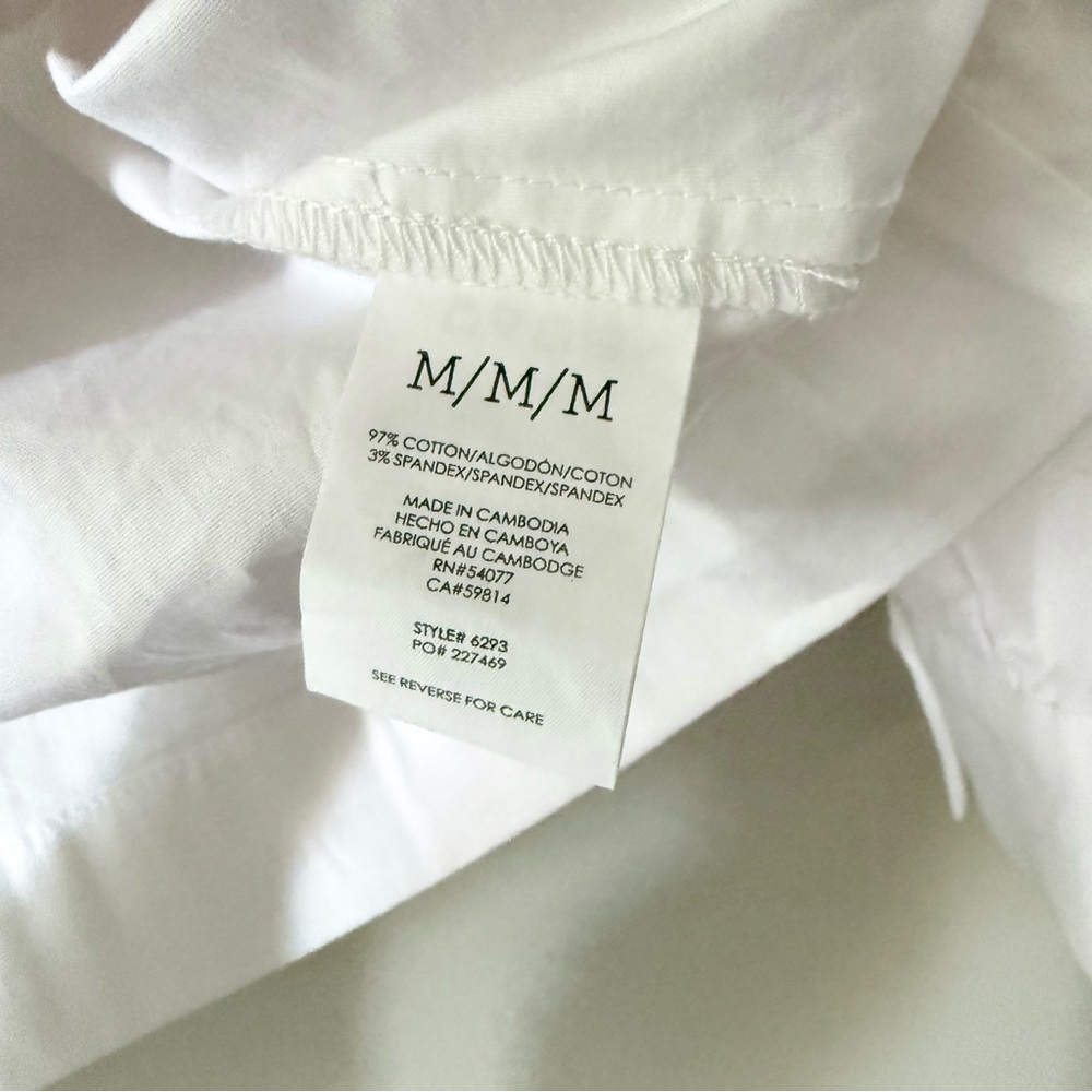 Cabi Highlife White‎ Wrap Shirt #6293 Size Medium - Picture 5 of 5